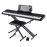 McGrey SK-6100 Tastiera Super Kit - 61 Tasti, 255 Suoni/Ritmi, Con Tavolo, Sgabello, Microfono E Cuffie