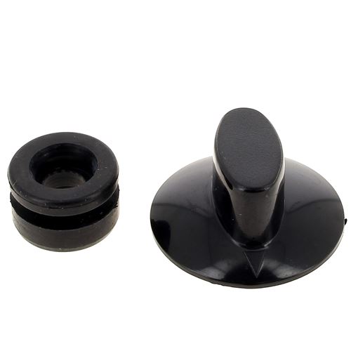 Bouton noir 12h pour Table de cuisson Airlux