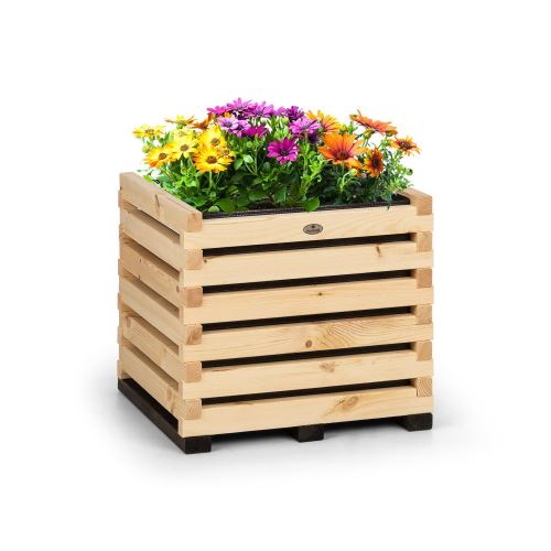 Blumfeldt Modu Grow 50 Carré potager surélevé 112 litres , 50 x 50 x 45 cm , bois de pin massif