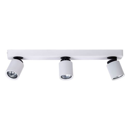 Paris Prix - Plafonnier 3 Spots scope Blanc