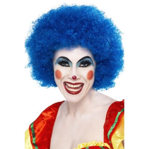 Smiffys - Perruque clown - Adulte mixte (Taille unique) (Bleu) - UTSG9631