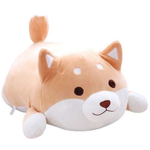 Peluche Doux Oreiller Poupée Cartoon Doggo Mignon Shiba Inu 55Cm BZ741