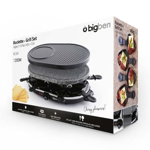 Appareil à raclette et grill Bigben Interactive RG004