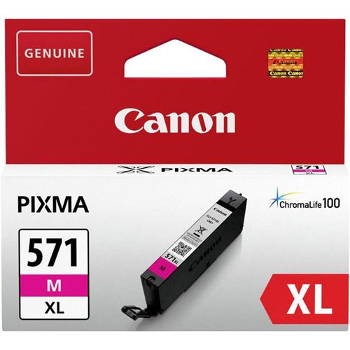 Cartouches Jet d'encre Canon Cli-571m Xl 11ml 645pages Magenta Cartouche D'encre