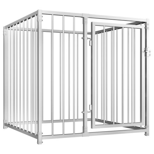 Chenil d'extérieur pour chiens 100 x 100 x 100 cm