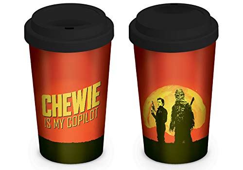 Solo: A Star Wars Story MGT24953 Solo: A Story (Chewie Is My Copilot) Travel Mug Multicolore