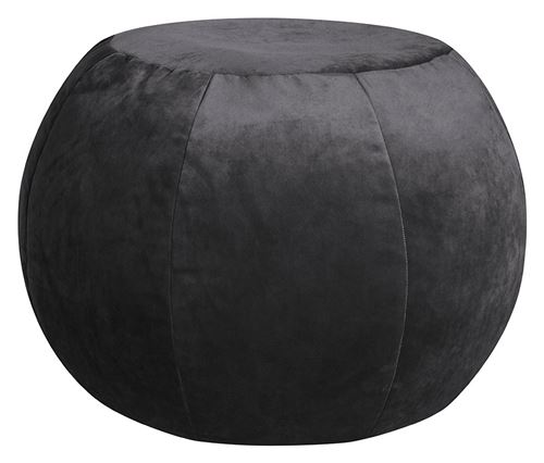 Pouf Plump Veluto anthracite anthracite