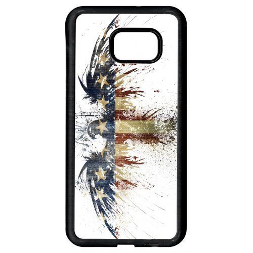 Etui à rabat samsung galaxy s6 edge plus aigle americain grunge