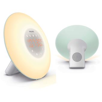 Philips Hf3507/10, Wake Up Light, Plastique, Blanc/menthe, 17 X 17.9 X 10 Cm