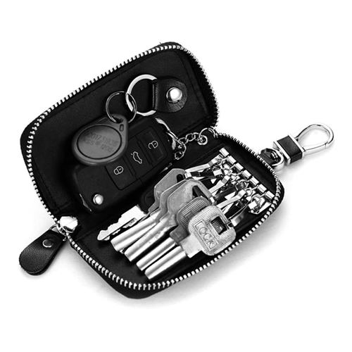 Étui clé fait main, Belle pochette à clé en crochet pur, Porte-clés  tricotés faits à la main Saucisse Bouche Voiture Key Cover pour Home Keys