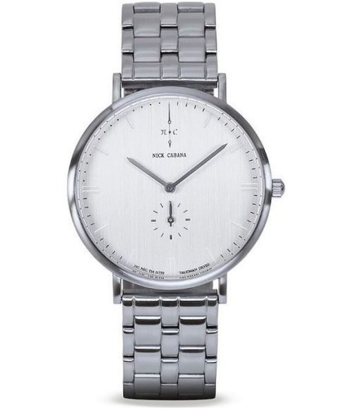 Nick Cabana Montre Homme NC103 Argent