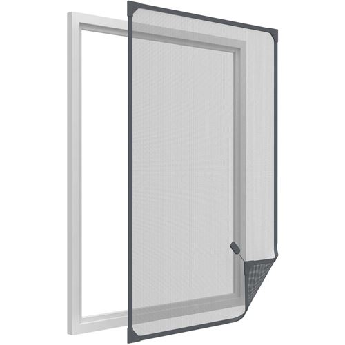 Easy Life - Moustiquaire avec cadre magnétique pour fenêtre 100x120 cm