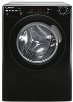 Candy SMART Pro CSWS496TWMBBE-47 - Machine à laver séchante - largeur : 60 cm - profondeur : 54 cm - hauteur : 85 cm - chargement frontal - 66 litres - 9 kg - 1400 tours/min - noir