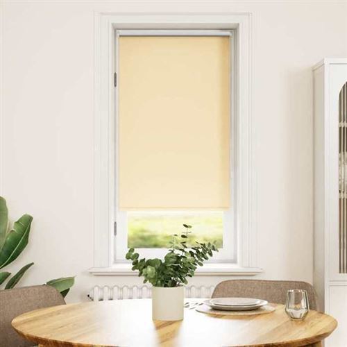 Store enrouleur occultant beige 60 x 120 cm 240742