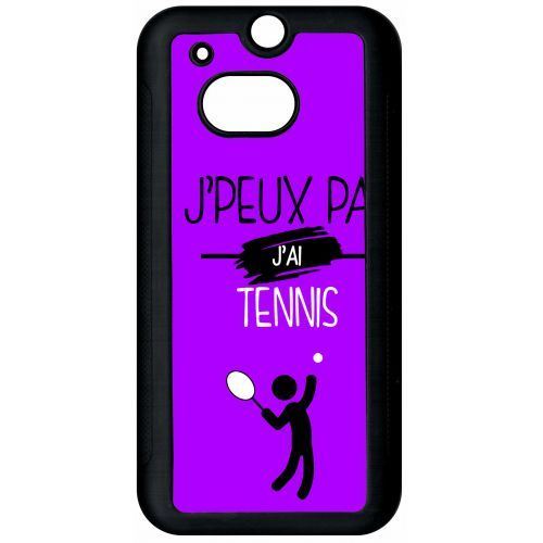 Coque htc m8 j peux pas j ai tennis 7