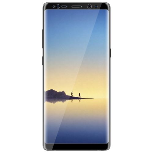 Film en verre incurvé noir Galaxy Note 8
