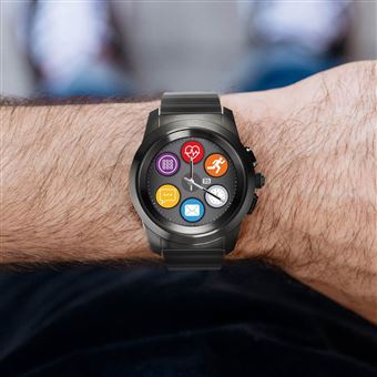 MyKronoz ZeTime Elite 44 mm Schwarz geburstet intelligente Uhr mit Gliederarmband Metall schwarz Anzeige 3.1 cm 1.22 Bluetooth 90 g Black Friday Smartwatch Einkauf Preis fnac Schweiz