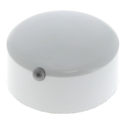 Bouton blanc 12h pour Cuisiniere Rosieres
