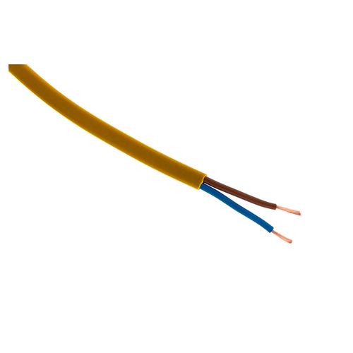 Zenitech - Câble Électrique H03vvh2-F 2X0,75Mm² - 10M - Or