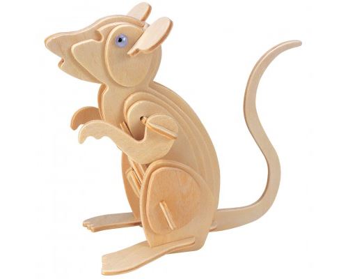 Professor puzzle - uk - 331872 - kit de construction - animal - countryside monty mouse