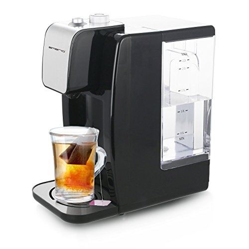 Emerio wd-118981 turbo distributeur deau chaude de 2,2 l en 5 secondes 2600 w 45° 65° 85° 100° c sélectionnable jusquà 50% dé