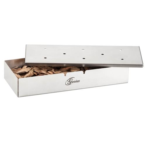 Genius BBQ Smokerbox Boite de fumage pour barbecue avec arome, boite a barbecue