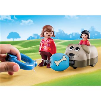 Playmobil 1.2.3 70406 Mon chien qui glisse