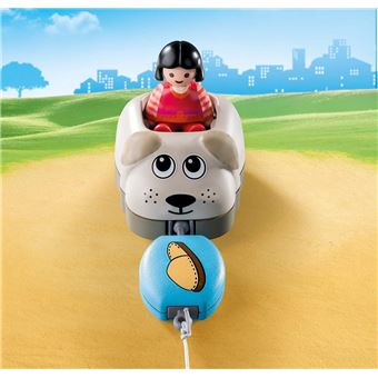 Playmobil 1.2.3 70406 Mon chien qui glisse