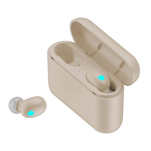 Ecouteurs HBQ-Q32 de main Modèle Bluetooth 5.0 Oreillettes Sans Fil Sport Beige