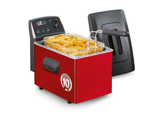 FRITEL friteuse Turbo SF 4153 3L 2200W rouge 10 ans garantie