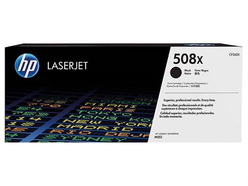 HP 508X - À rendement élevé - noir - original - LaserJet - cartouche de toner (CF360X) - pour Color LaserJet Enterprise MFP M577; LaserJet Enterprise Flow MFP M577