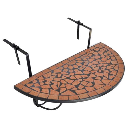 chunhe Table suspendue de balcon Terre cuite Mosa?que AB41123