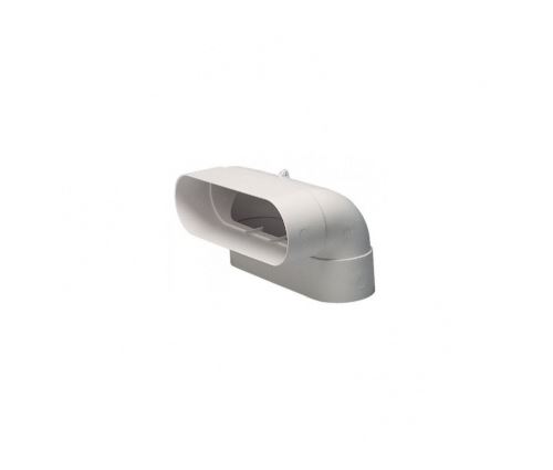Aldes Coude Vertical 90° Minigaine Pour Conduits Rigides Pvc - 40 X 100Mm 11023976