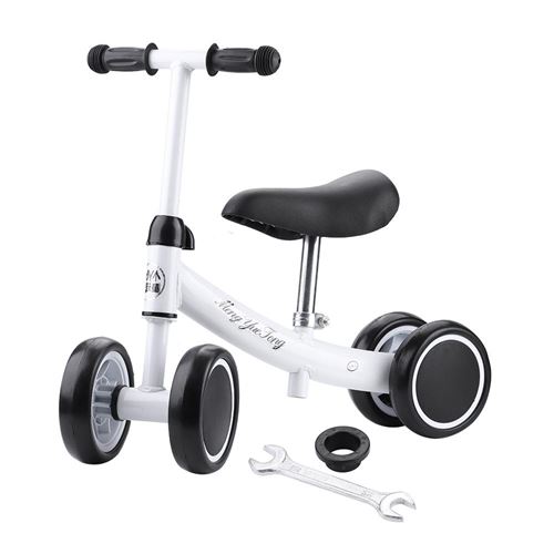 10 Sur Porteur Mini Petite Draisienne Velo D Enfant Equilibre Entrainement Pour 1 2 Ans Bebe Blanc Trottinette Achat Prix Fnac