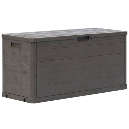 Vidaxl Marron Boîte De Rangement De Jardin 280 L - Image 1