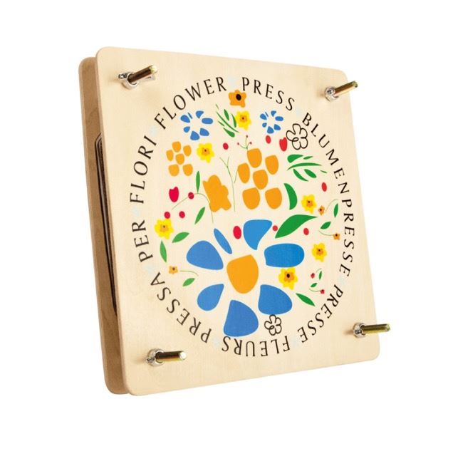 Mini Presse à Fleurs BOSENIYU – Kit Métal 35x50 Mm Avec 10 Papiers Buvards, Pour Herbier Et Créations Botaniques