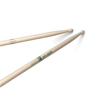 Pro Mark Classic Forward 5B Raw Hickory Olive En Bois Baguettes de Batterie - 1