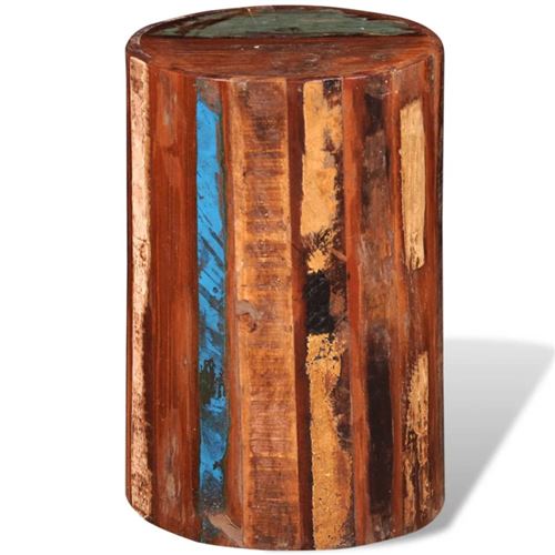vidaXL Tabourets de bar Bois massif de récupération