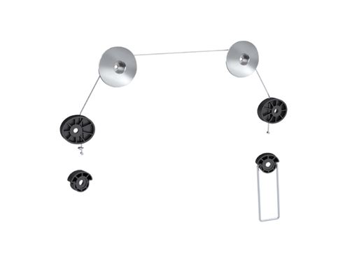 Maclean Argent Support Mural Pour Tv Led 37-75 Slim - Image 1