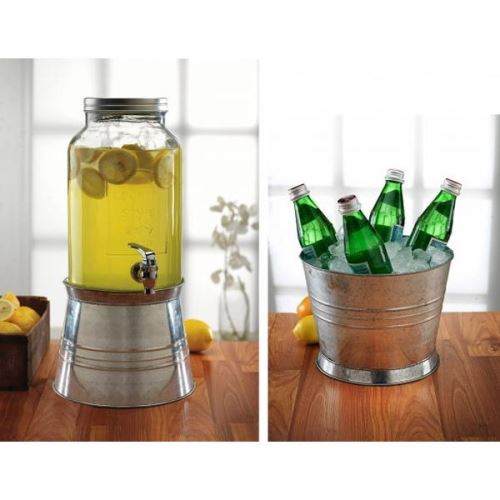 Distributeur de boisson vintage - verre