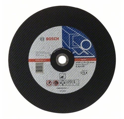 Disque Expert à Tronçonner Bosch à Moyeu Plat Spécial Métaux 350X2.8X25.4 Mm - 2608600543