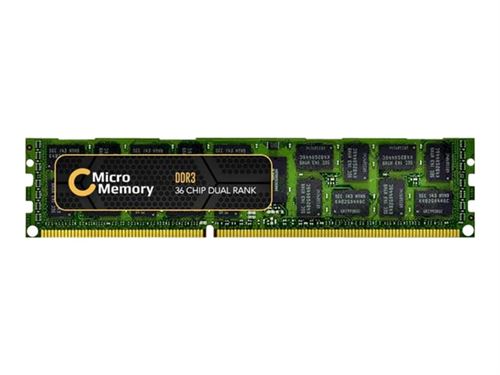 Micromemory Coreparts - Ddr3 - Module - 8Go - Dimm 240 Broches - 1333 Mhz / Pc3-10600 - Mémoire Enregistré - Ecc - Pour Lenovo System X3300 M4; X3400 M3; X3500 M3; X3550 M3; X3620 M3; X3650 M3