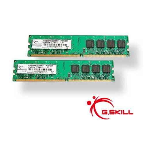 G.Skill NT Series - DDR2 - 4 Go : 2 x 2 Go - DIMM 240 broches