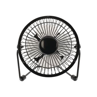 Ventilateur De Table 10 Cm 2 5 W Metal Noir Hq Achat Prix Fnac