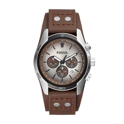 Montre Fossil Coachman Chronograph pour Hommes, Acier Inoxydable, Ch2565