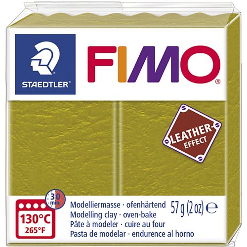 Staedtler Fimo effet d'apprentissage modelage argile argile vert olive