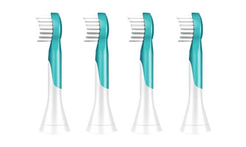 Philips Sonicare For Kids HX6034 - Austausch-Bürstenkopf - für Zahnbürste - Super Fresh Blue (Packung mit 4)
