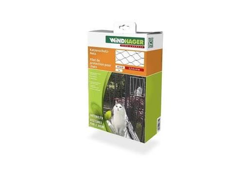 Windhager 06775 - COMMUTATEUR KVM - Chat Filet de Protection, 2,5 x 4 m, Noir