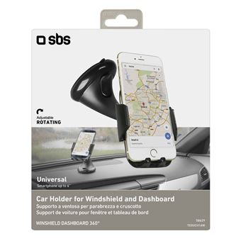 Support pour téléphone portable SBS Power Freeway TE0UCH1AW Noir