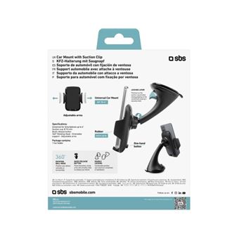 Support pour téléphone portable SBS Power Freeway TE0UCH1AW Noir